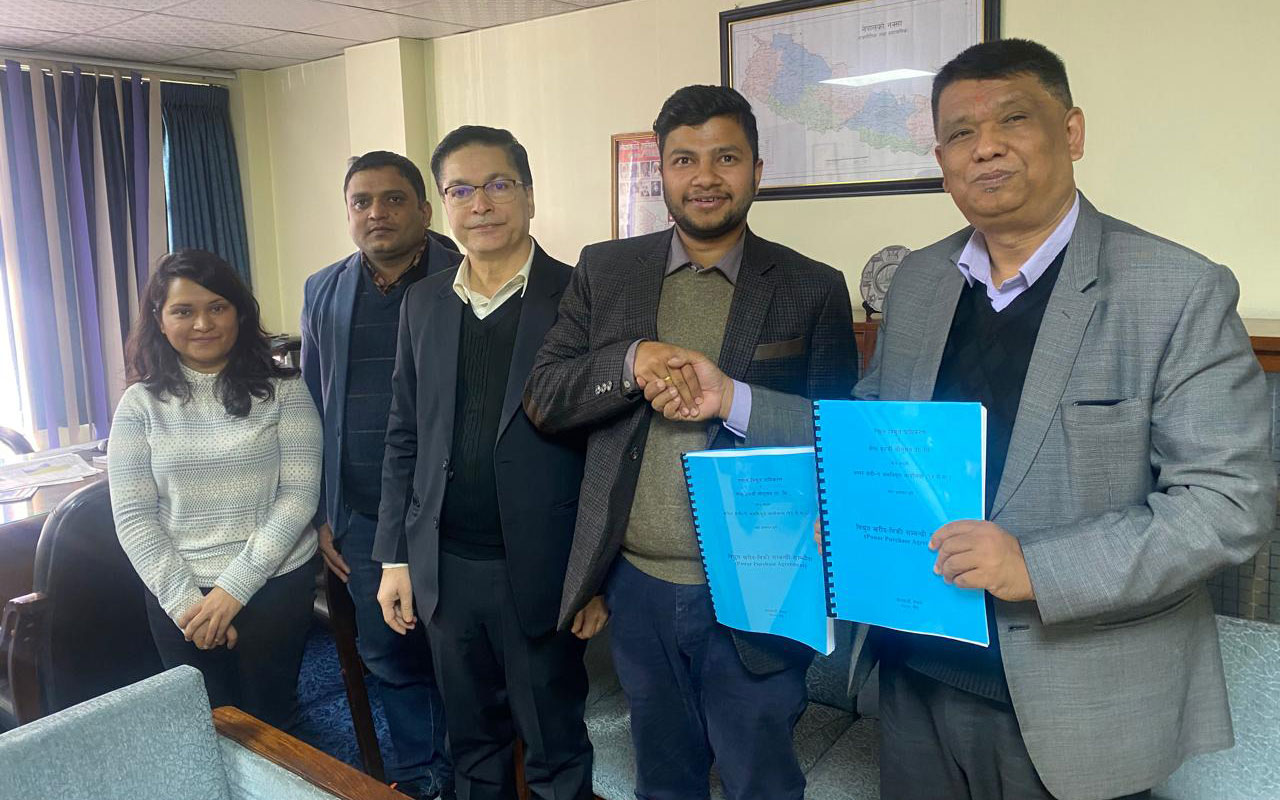 PPA of 13 MW Upper Seti-1 Project Completed